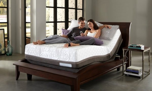 Memory foam adjustable bed base