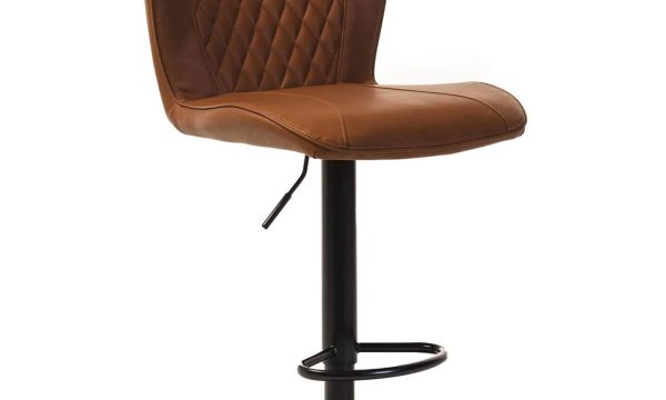 Bar stools leather adjustable